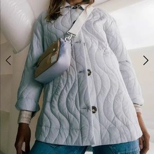 Madewell Quilted Belrose Shirt Jacket NWT